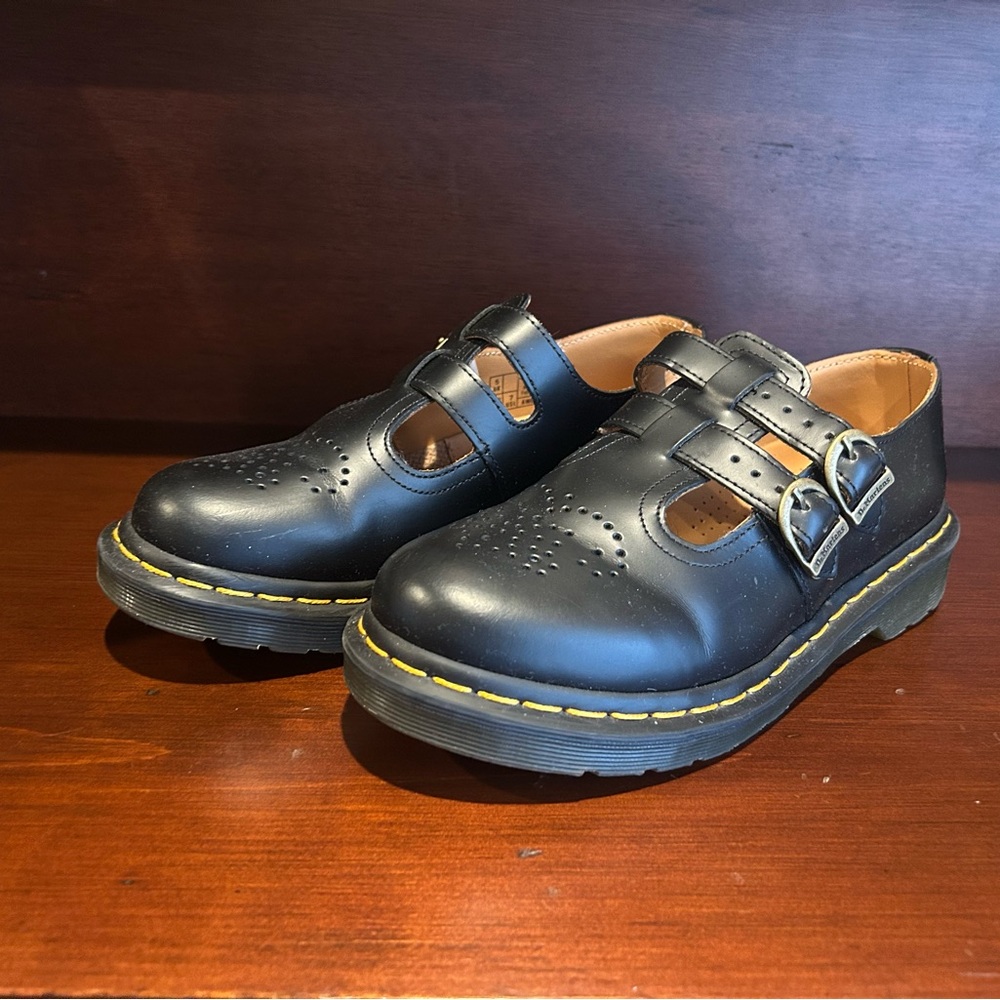 Dr. Martens Black Double Buckle Mary Jane’s